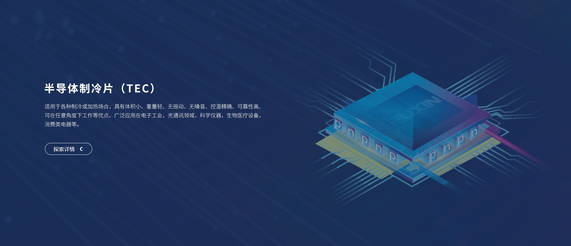 富信科技主營(yíng)微型半導(dǎo)體制冷器件、電子半導(dǎo)體制冷片、半導(dǎo)體制冷原器件、基因擴(kuò)增儀升溫降溫模塊